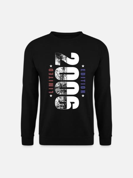Grunge Birthday Limited Edition 2006 Geboren 2006 - Unisex Pullover - Schwarz
