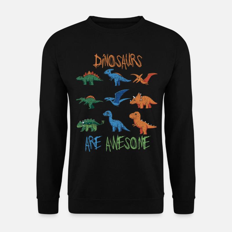 Dinosaur Dino - Dinosaurs Are Awesome - Unisex Sweatshirt - black