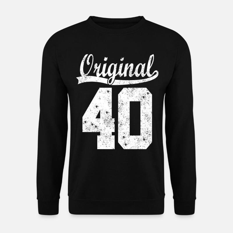 Original de 40 - Sweat-shirt Unisexe - noir