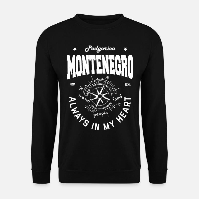 Podgorica - Montenegro - Unisex Pullover - Schwarz