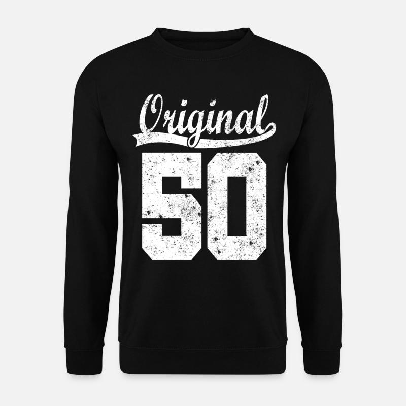 Cadeau de 50 naissances - Sweat-shirt Unisexe - noir