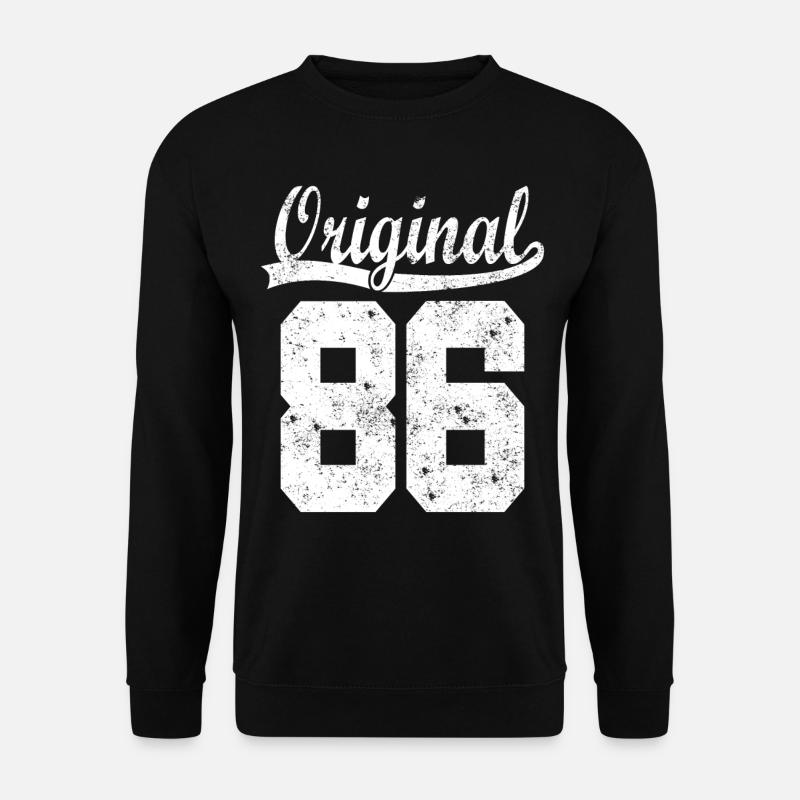 86 nés Gift - Sweat-shirt Unisexe - noir