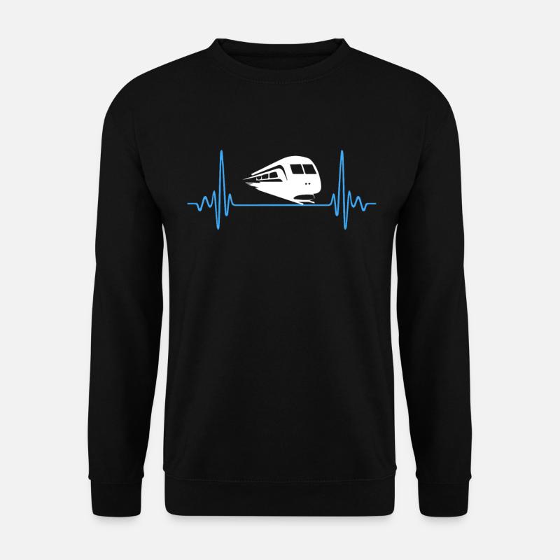 SUBWAY BLUE - Unisex Sweatshirt - black