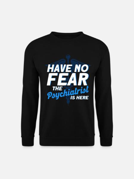 Psychiater Psychology Psychiatrie Geschenk - Unisex Pullover - Schwarz