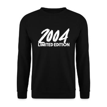 18th Birthday 18 Years 2004 Boys Girls Party - Unisex Sweatshirt - black - Front - Alina (178cm) & Michal (187cm)