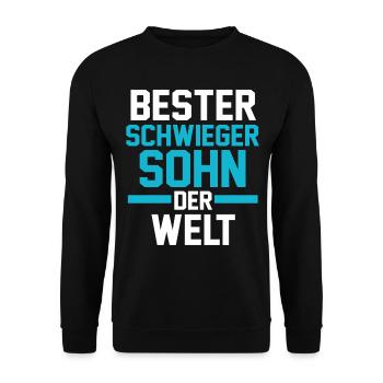 Bester Schwiegersohn - Unisex Pullover - Schwarz - Vorne - Alina (178cm) & Michal (187cm)
