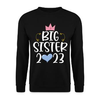 Grande Sœur 2023 Grande Sœur 23 - Sweat-shirt Unisexe - noir - Devant - Alina (178cm) & Michal (187cm)