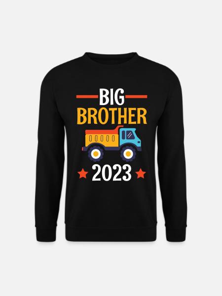 Großer Bruder 2023 LKW Laster - Unisex Pullover - Schwarz