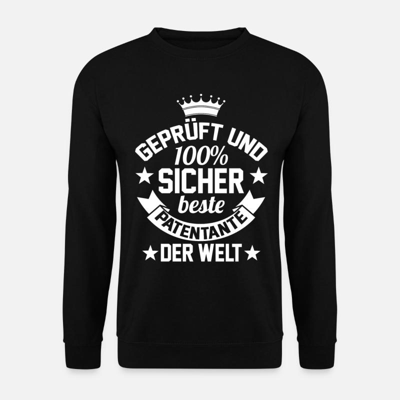 Beste Patentante - Unisex Pullover - Schwarz