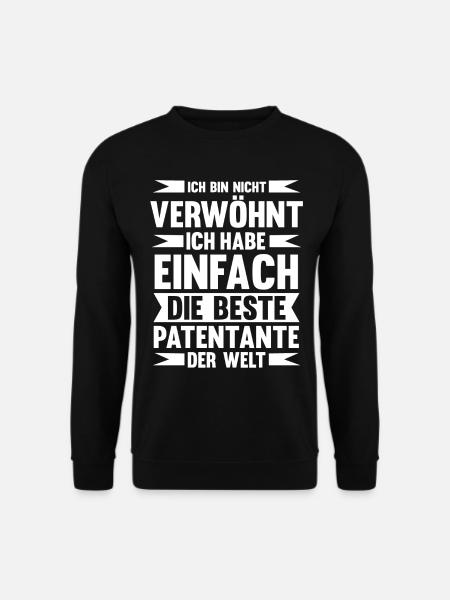 Patenkind Patensohn Patentochter Patentante - Unisex Pullover - Schwarz