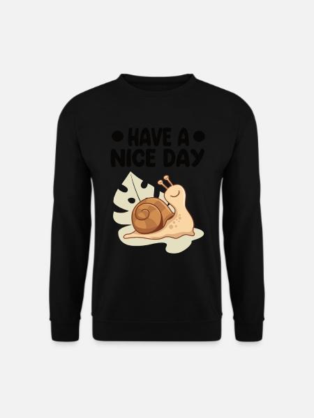 Snail - Unisex Sweatshirt - black