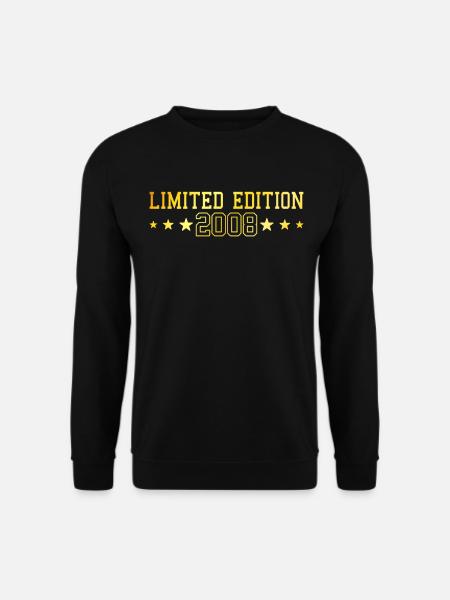 Geburtstag Limited Edition 2008 - Unisex Pullover - Schwarz