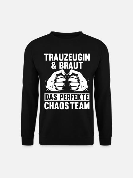 Trauzeugin - Unisex Pullover - Schwarz