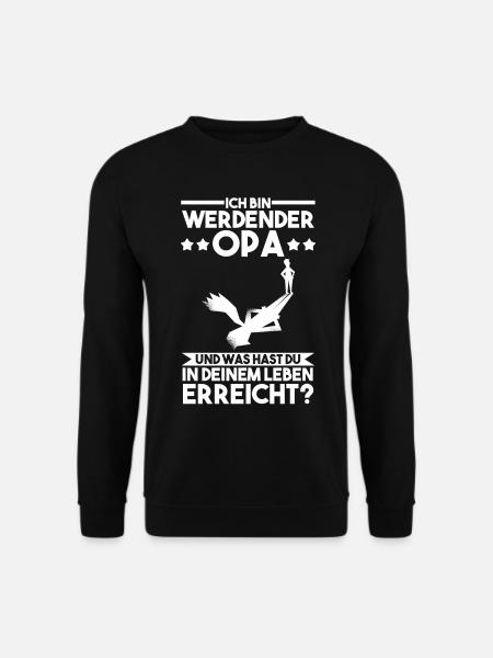 Werdender Opa - Unisex Pullover - Schwarz