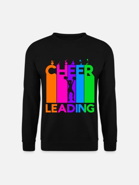 Cheerleading Farbige Bubbles - Unisex Pullover - Schwarz