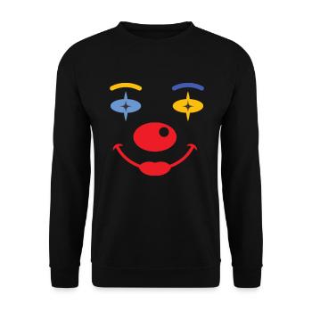 Costume de remplacement de carnaval Tenue de carnaval - Sweat-shirt Unisexe - noir - Devant - Alina (178cm) & Michal (187cm)