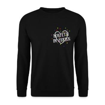 Costume de remplacement de carnaval Tenue de carnaval - Sweat-shirt Unisexe - noir - Devant - Alina (178cm) & Michal (187cm)