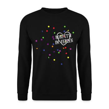 Costume de remplacement de carnaval Tenue de carnaval - Sweat-shirt Unisexe - noir - Devant - Alina (178cm) & Michal (187cm)