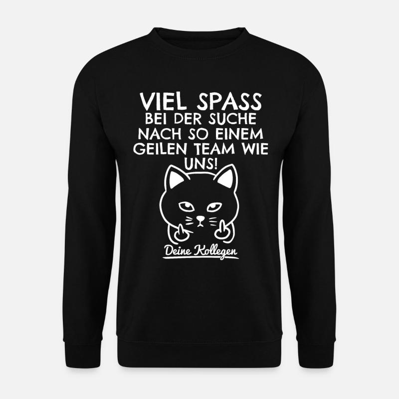 Abschiedsgeschenk Abschied Kollege Jobwechsel Job - Unisex Pullover - Schwarz