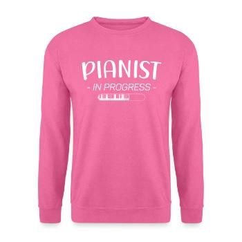 Professeur de piano Pianiste Future Heart - Sweat-shirt Unisexe - rose - Devant