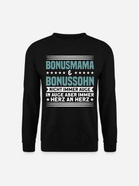 Bonus Sohn Familie Stiefsohn Geschenk - Unisex Pullover - Schwarz
