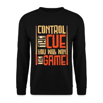 Billard Piscine Billard Billard Boule Billard Billard Cuisine 8Ball - Sweat-shirt Unisexe - noir - Devant - Alina (178cm) & Michal (187cm)