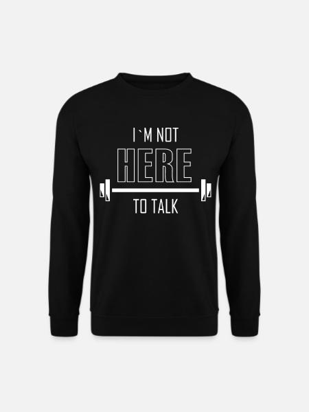 Bodybuilding Bodybuilder Fitnessstudio - Unisex Pullover - Schwarz