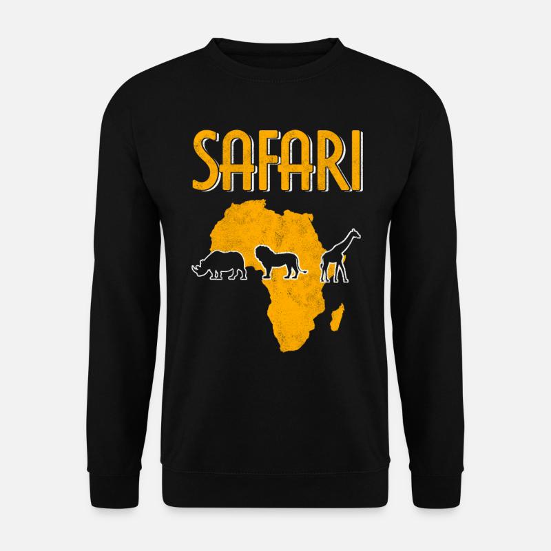 Afrika Safari - Unisex Pullover - Schwarz