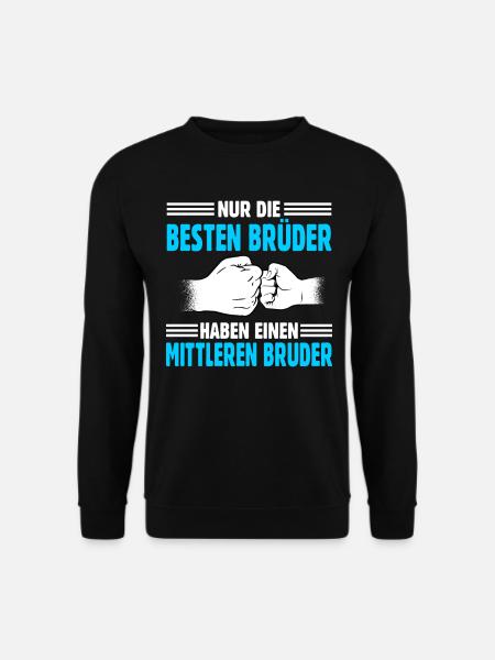 Brüder Mittlerer Bruder - Unisex Pullover - Schwarz