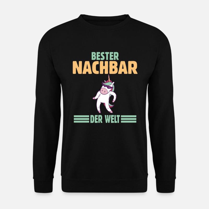 Bester Nachbar - Unisex Pullover - Schwarz