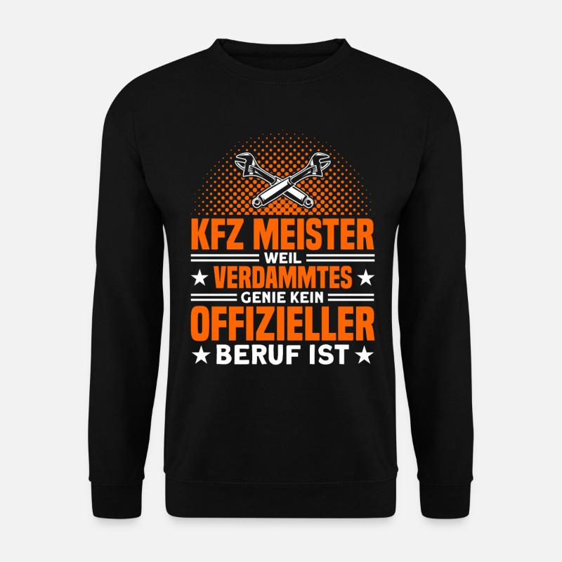 Mechaniker KFZ Mechantroniker KFZ Mechaniker - Unisex Pullover - Schwarz