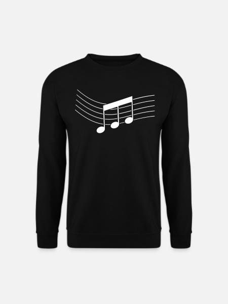 Partitions Blanches - Sweat-shirt Unisexe - noir