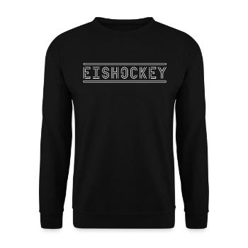 Eishockey - Unisex Pullover - Schwarz - Vorne - Alina (178cm) & Michal (187cm)