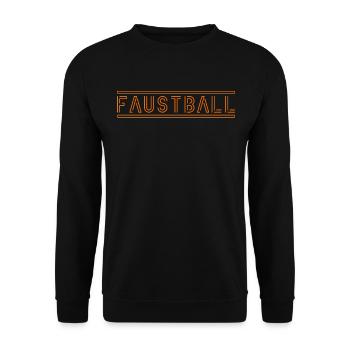 Faustball - Unisex Pullover - Schwarz - Vorne - Alina (178cm) & Michal (187cm)