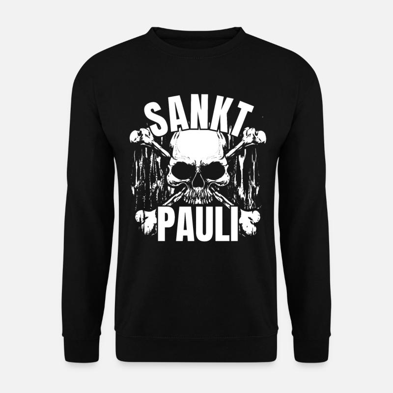 St pauli. St pauli Fan. Paulianer Hamburger fan - Unisex Pullover - Schwarz