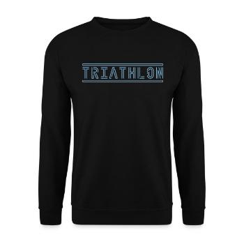 Triathlon - Unisex Pullover - Schwarz - Vorne - Alina (178cm) & Michal (187cm)