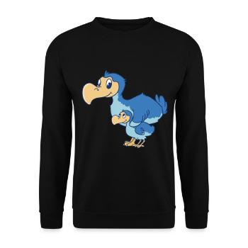 Famille Dodo Bird - Sweat-shirt Unisexe - noir - Devant - Alina (178cm) & Michal (187cm)