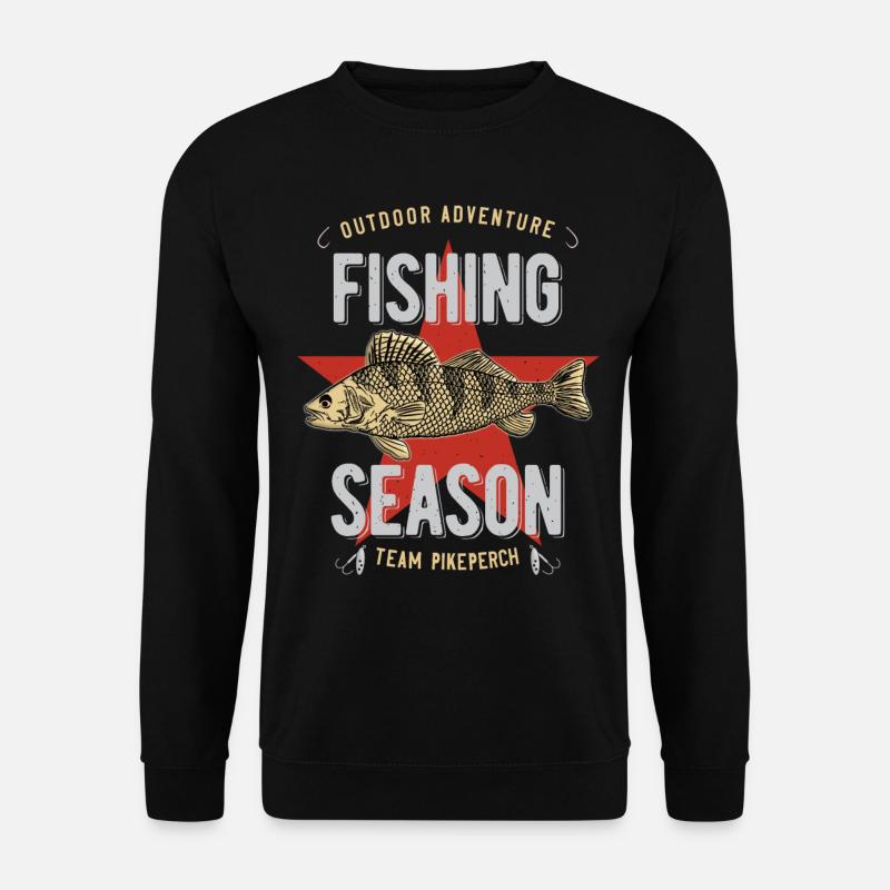 Zander Pikeperch - Unisex Sweatshirt - black