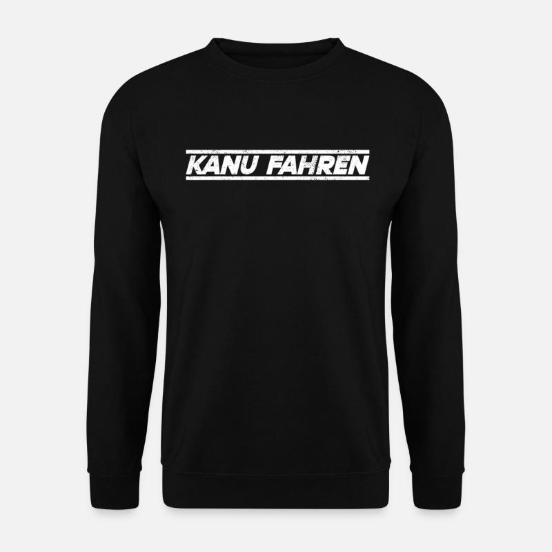 Kanu fahren - Unisex Pullover - Schwarz