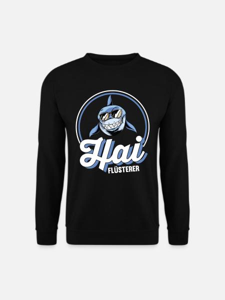 Haifisch Hai Haie - Unisex Pullover - Schwarz