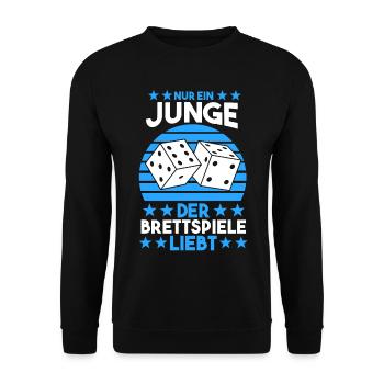 Brettspiel Brettspiele - Unisex Pullover - Schwarz - Vorne - Alina (178cm) & Michal (187cm)