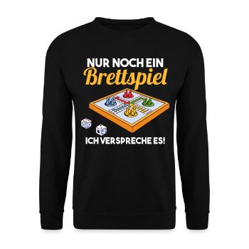 Brettspiel - Unisex Pullover - Schwarz - Vorne - Alina (178cm) & Michal (187cm)