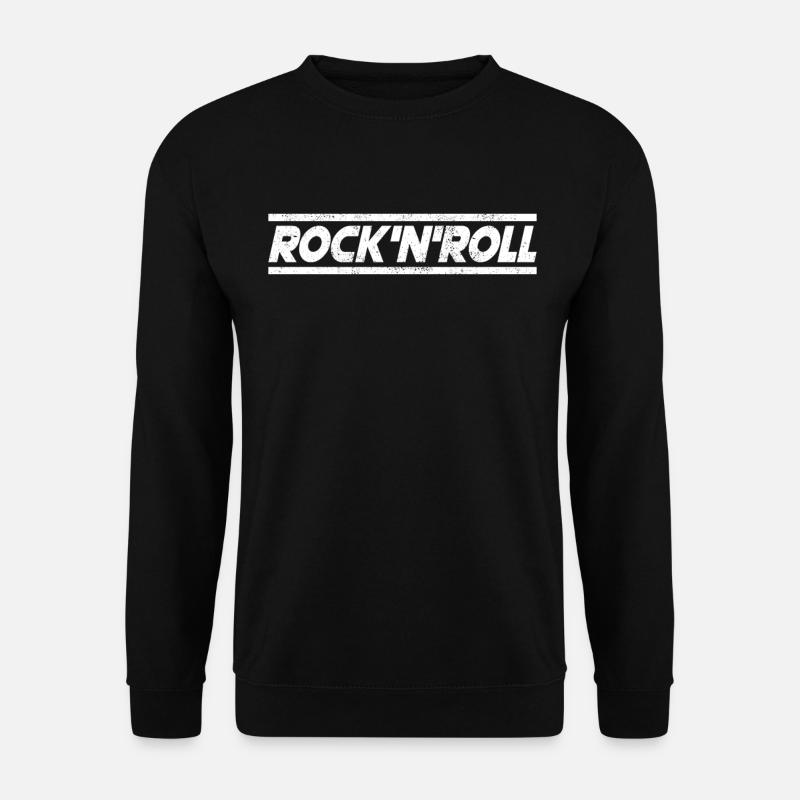Rock n Roll - Unisex Pullover - Schwarz