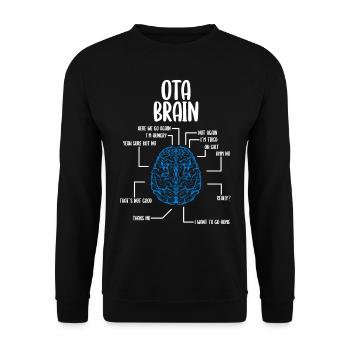 Occupational Therapy Assistant OTA Appreciation - Unisex Sweatshirt - black - Front - Alina (178cm) & Michal (187cm)