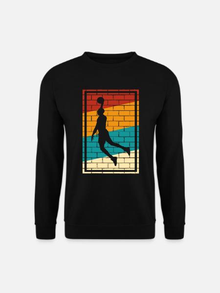 Basketball Logo Retro - Unisex Sweatshirt - black