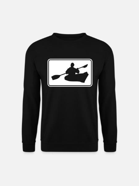 Canoeing Logo - Unisex Sweatshirt - black