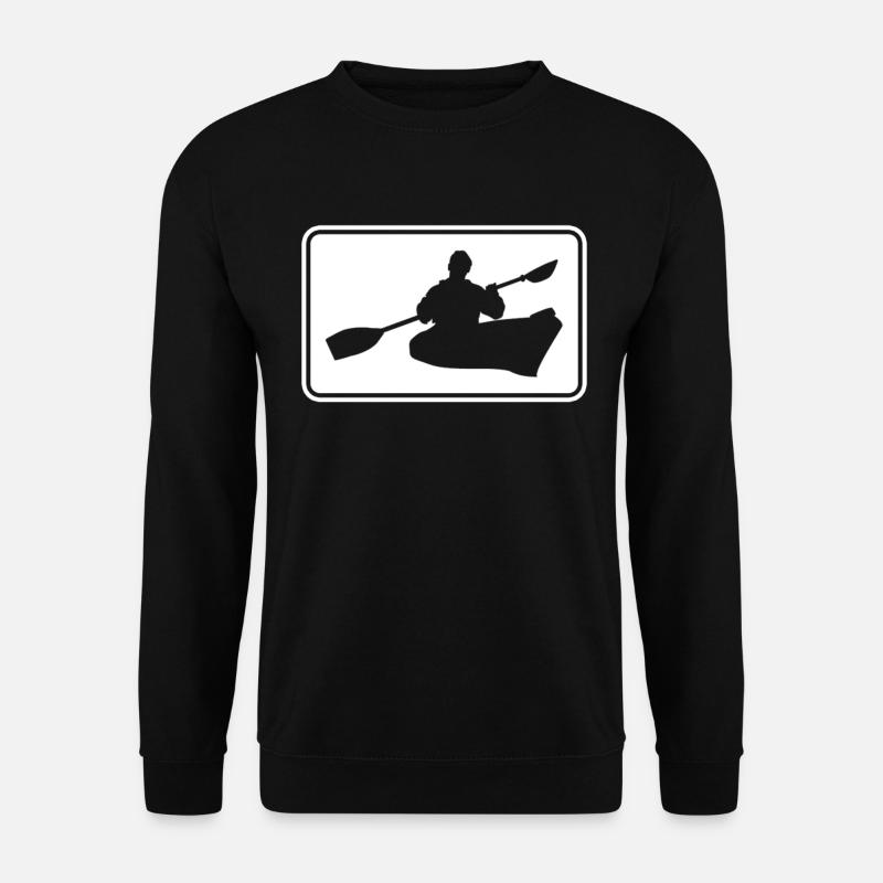 Logo du canoë-kayak - Sweat-shirt Unisexe - noir