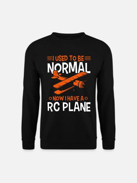 Model Airplane Model Flying Model Airplane - Unisex Sweatshirt - black