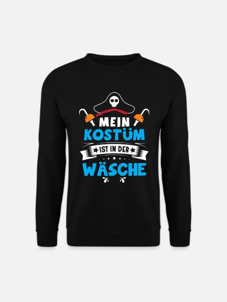 Mein Kostüm ist in der Wäsche - Unisex Pullover - Schwarz