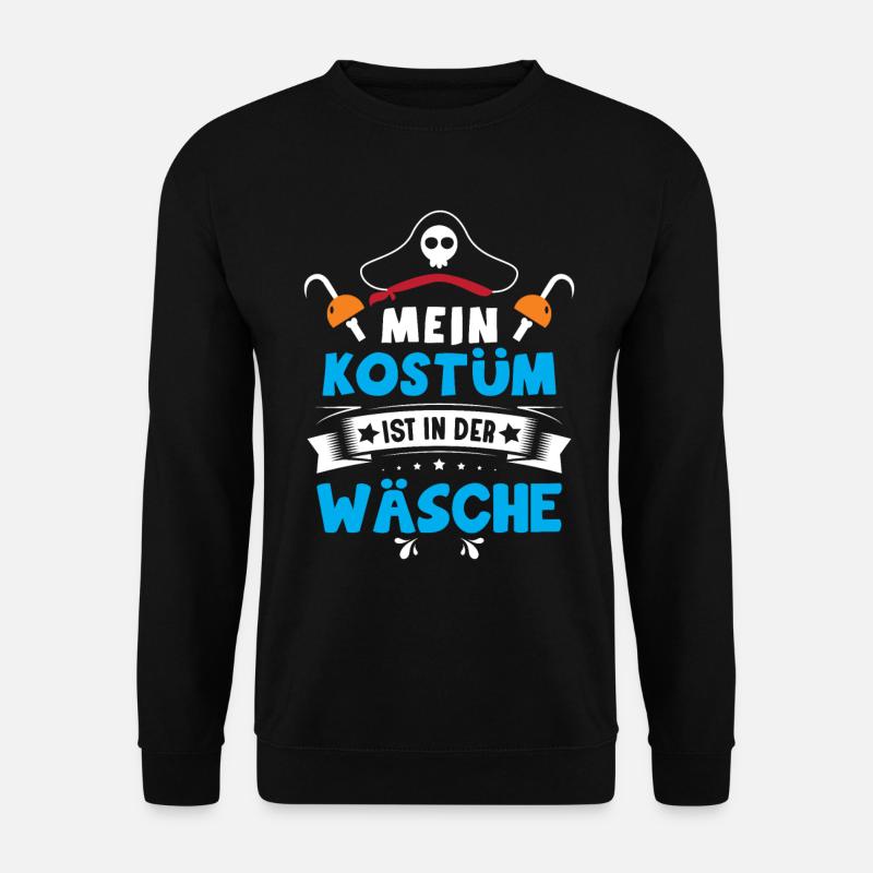 Mein Kostüm ist in der Wäsche - Unisex Pullover - Schwarz